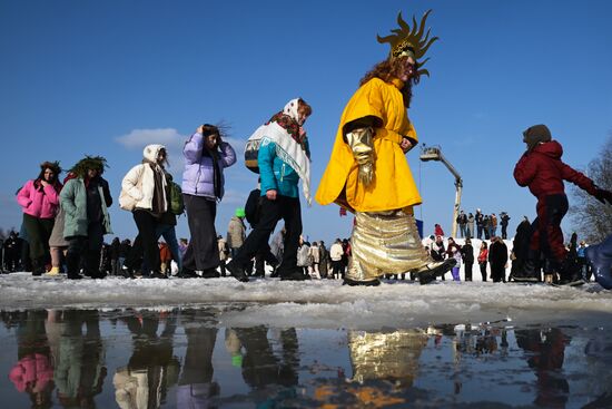 Russia Maslenitsa Celebration Nikola Lenivets