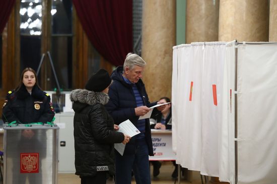 Russia Regions Presidential Election