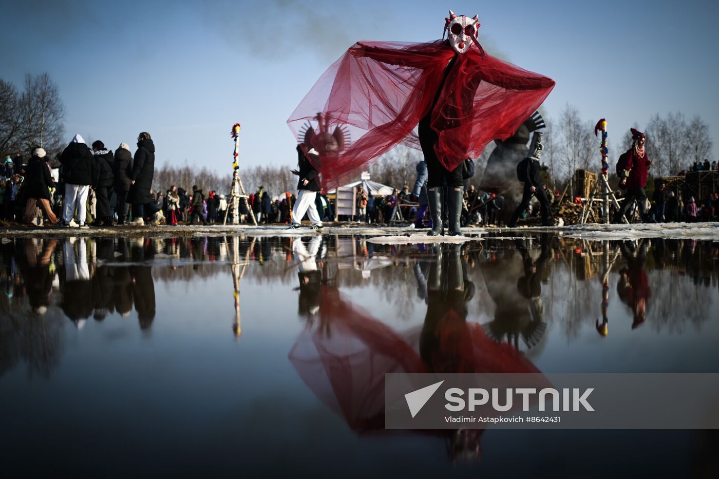 Russia Maslenitsa Celebration Nikola Lenivets