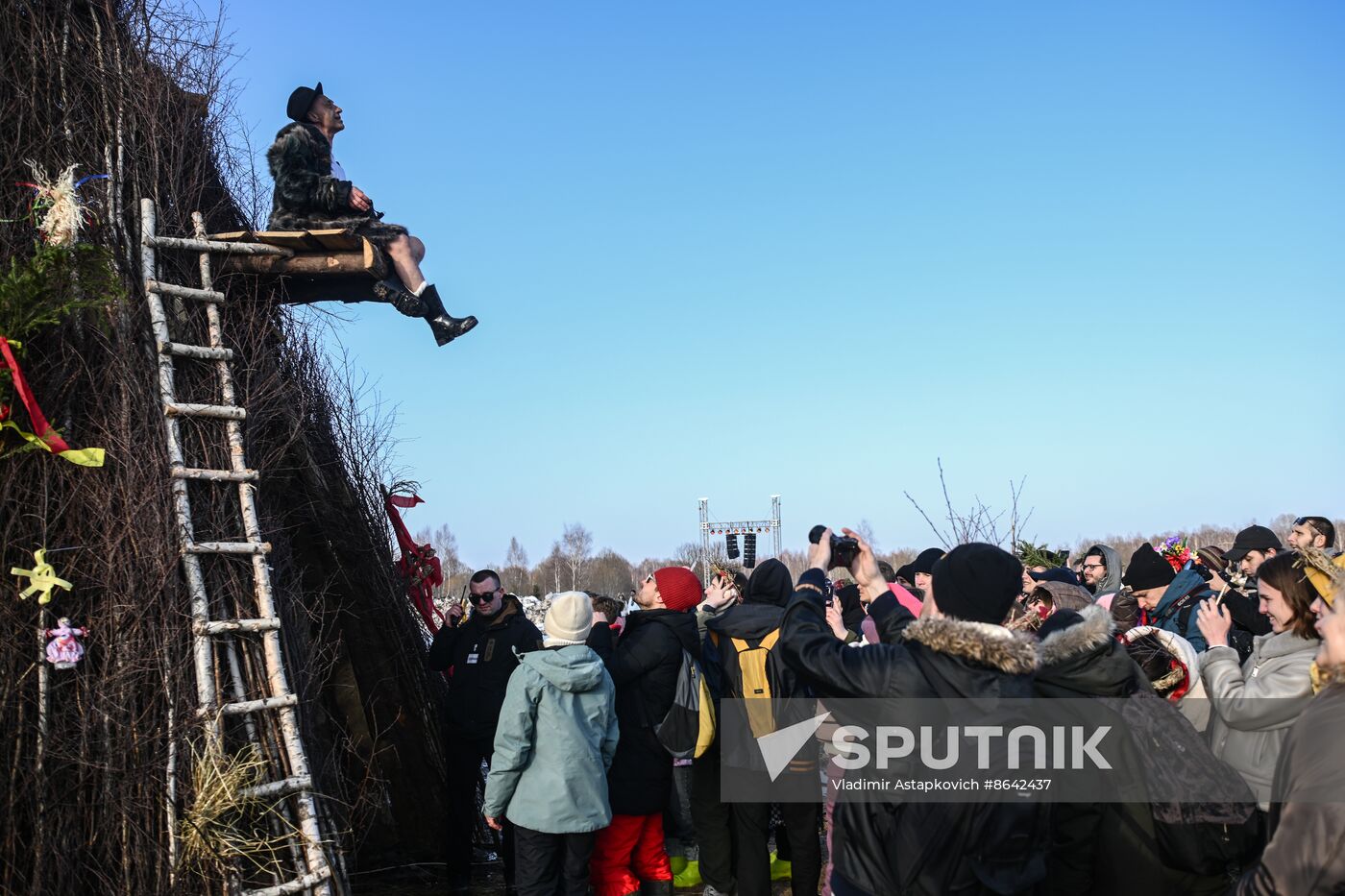 Russia Maslenitsa Celebration Nikola Lenivets