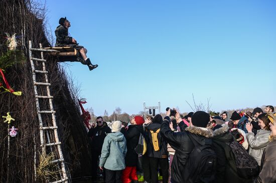 Russia Maslenitsa Celebration Nikola Lenivets