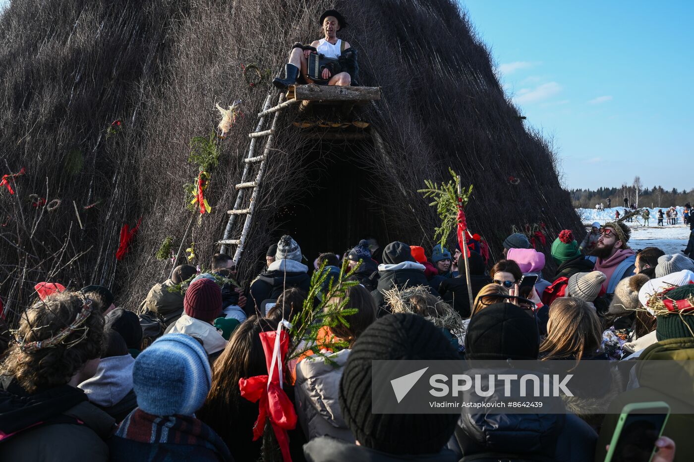 Russia Maslenitsa Celebration Nikola Lenivets