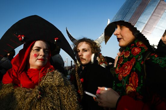 Russia Maslenitsa Celebration Nikola Lenivets