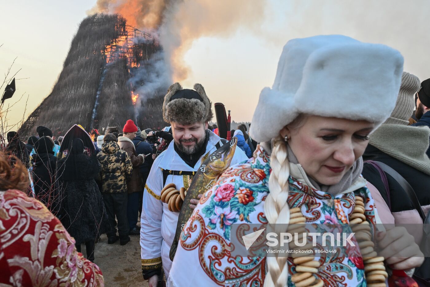 Russia Maslenitsa Celebration Nikola Lenivets