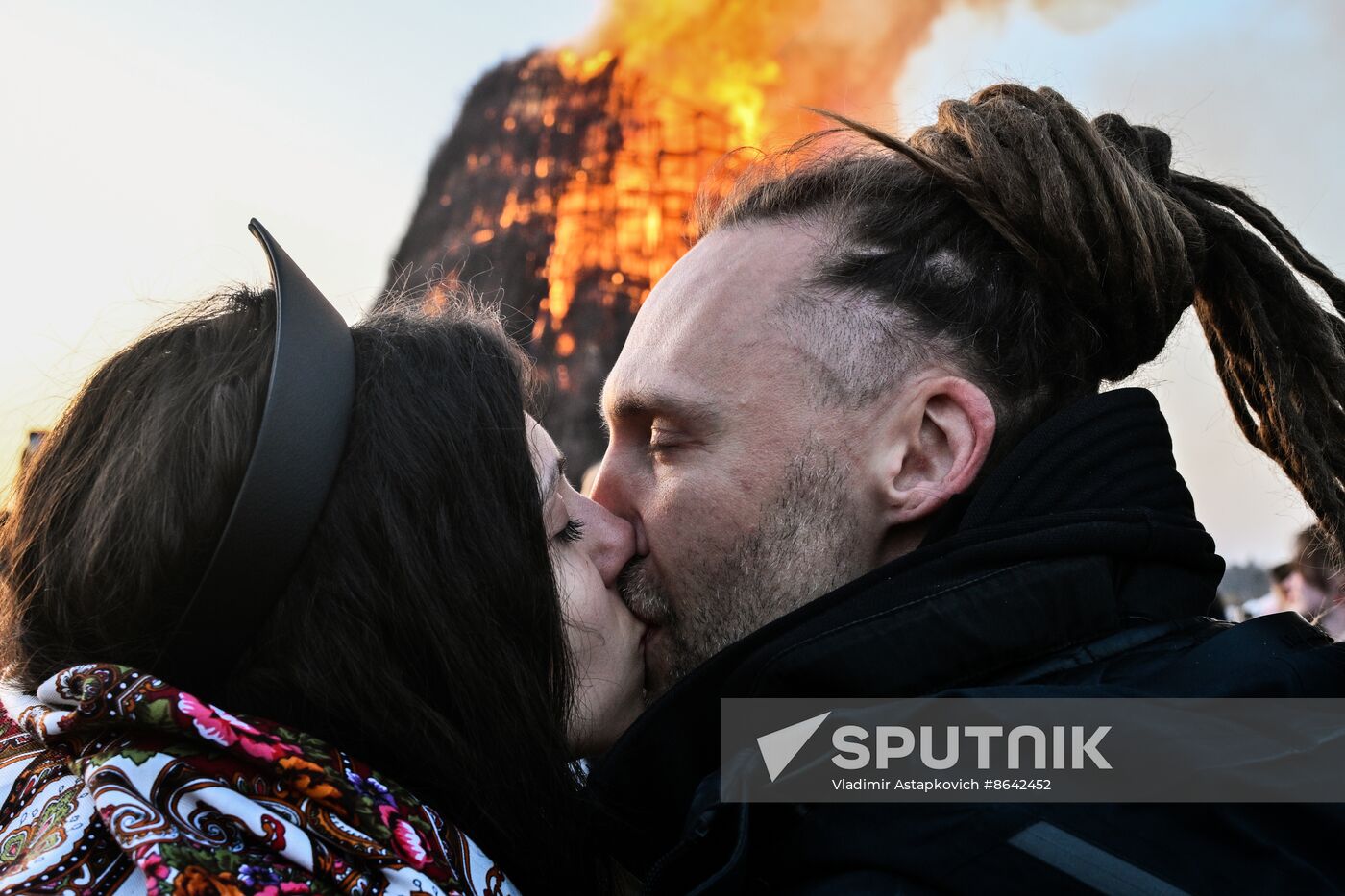 Russia Maslenitsa Celebration Nikola Lenivets