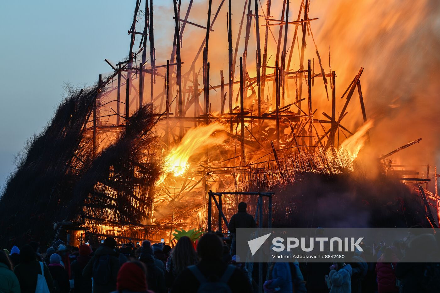 Russia Maslenitsa Celebration Nikola Lenivets