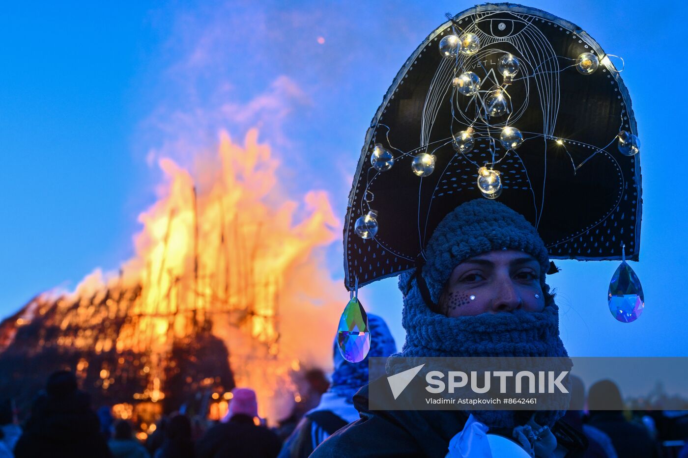 Russia Maslenitsa Celebration Nikola Lenivets