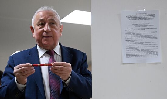 Russia Presidential Election Candidates Voting