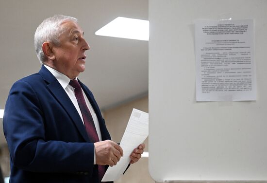 Russia Presidential Election Candidates Voting