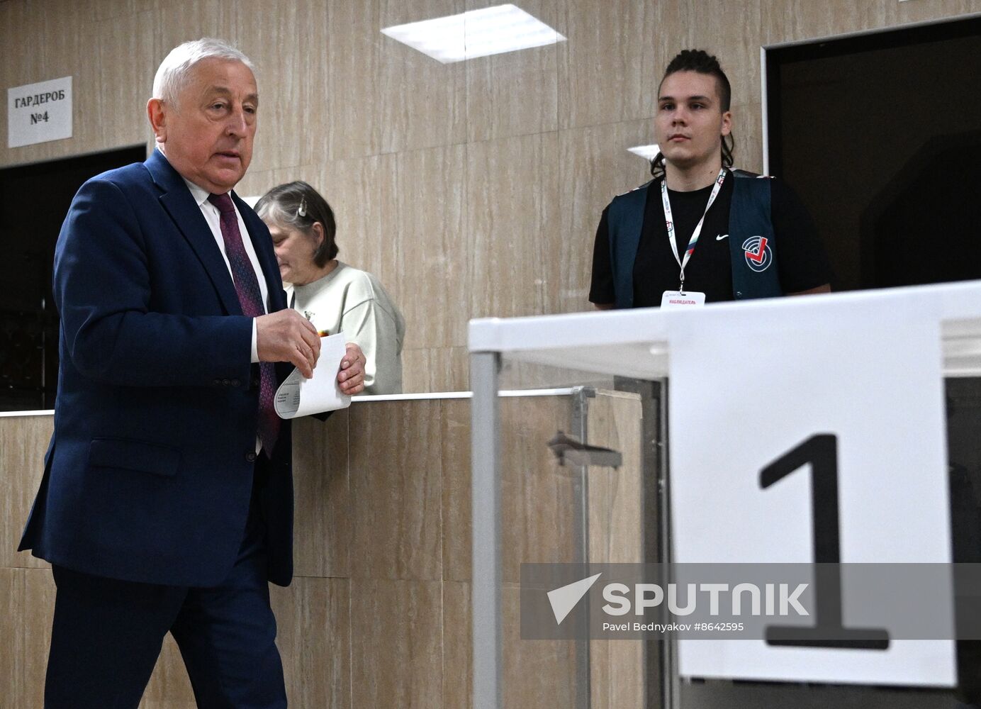 Russia Presidential Election Candidates Voting