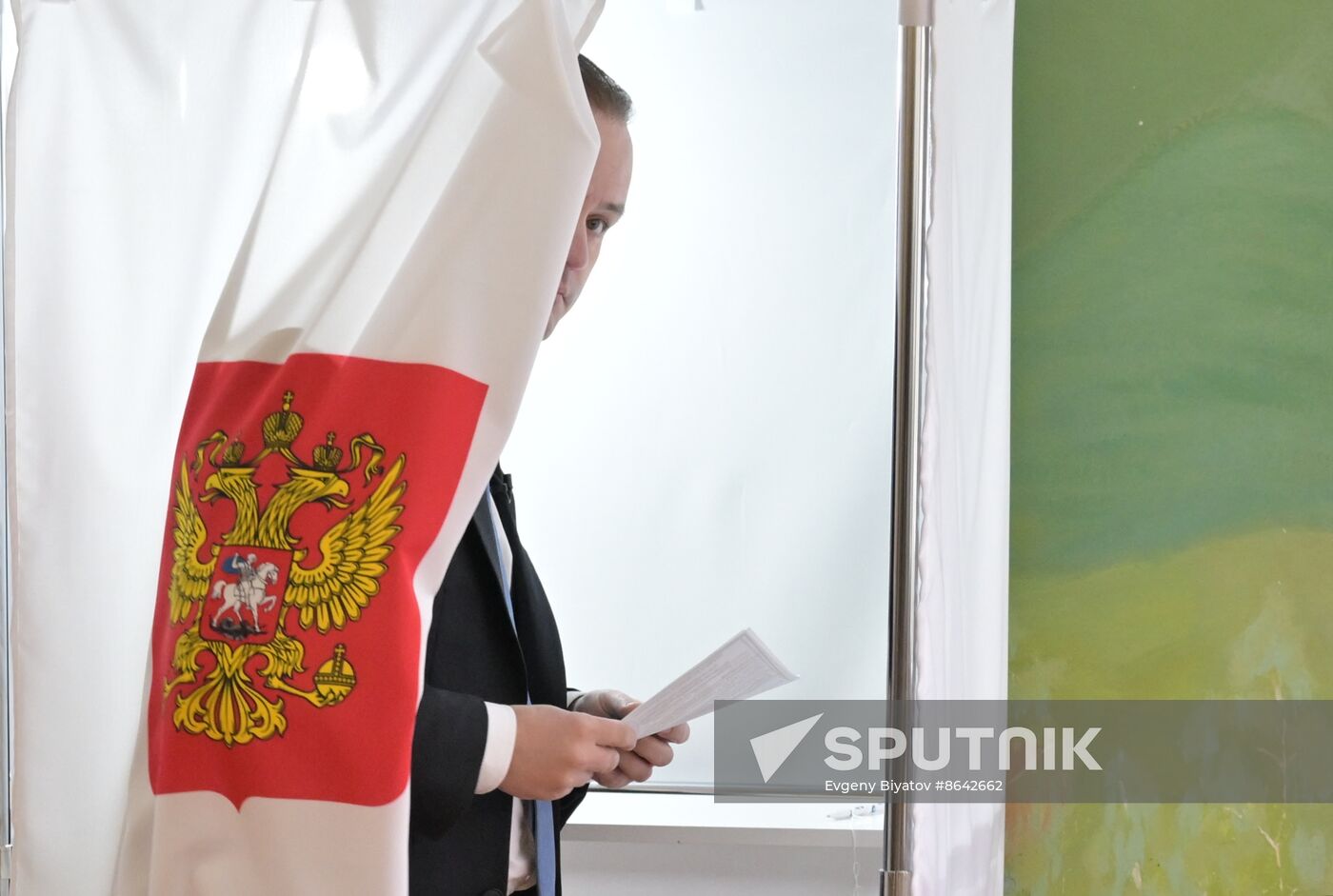 Russia Presidential Election Candidates Voting