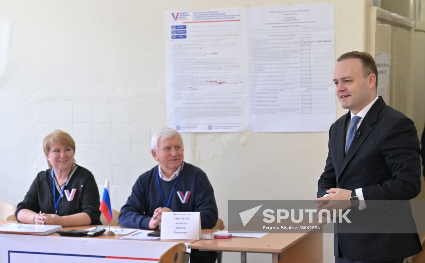 Russia Presidential Election Candidates Voting