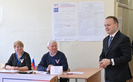 Russia Presidential Election Candidates Voting