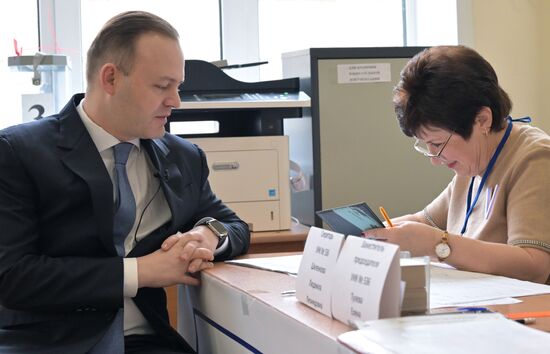 Russia Presidential Election Candidates Voting