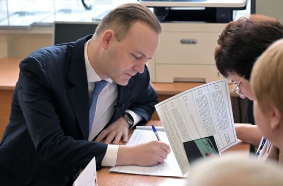 Russia Presidential Election Candidates Voting