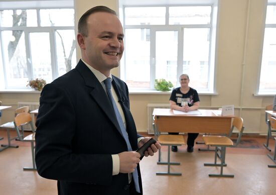 Russia Presidential Election Candidates Voting