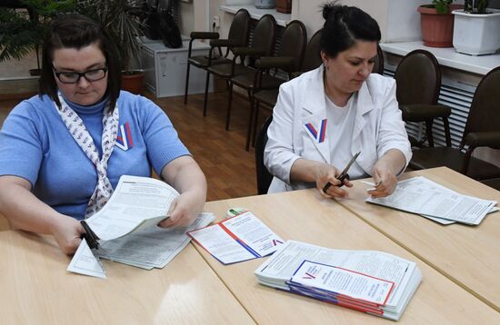 Russia Presidential Election Vote Counting