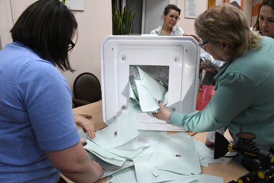 Russia Presidential Election Vote Counting