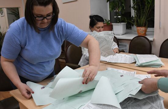 Russia Presidential Election Vote Counting