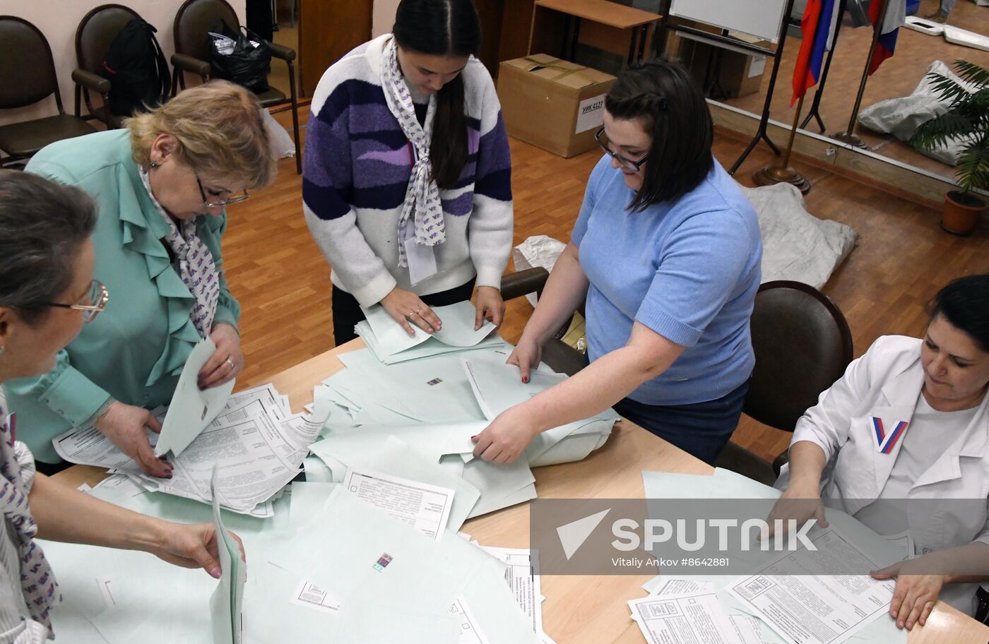 Russia Presidential Election Vote Counting