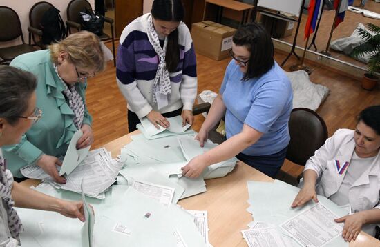 Russia Presidential Election Vote Counting