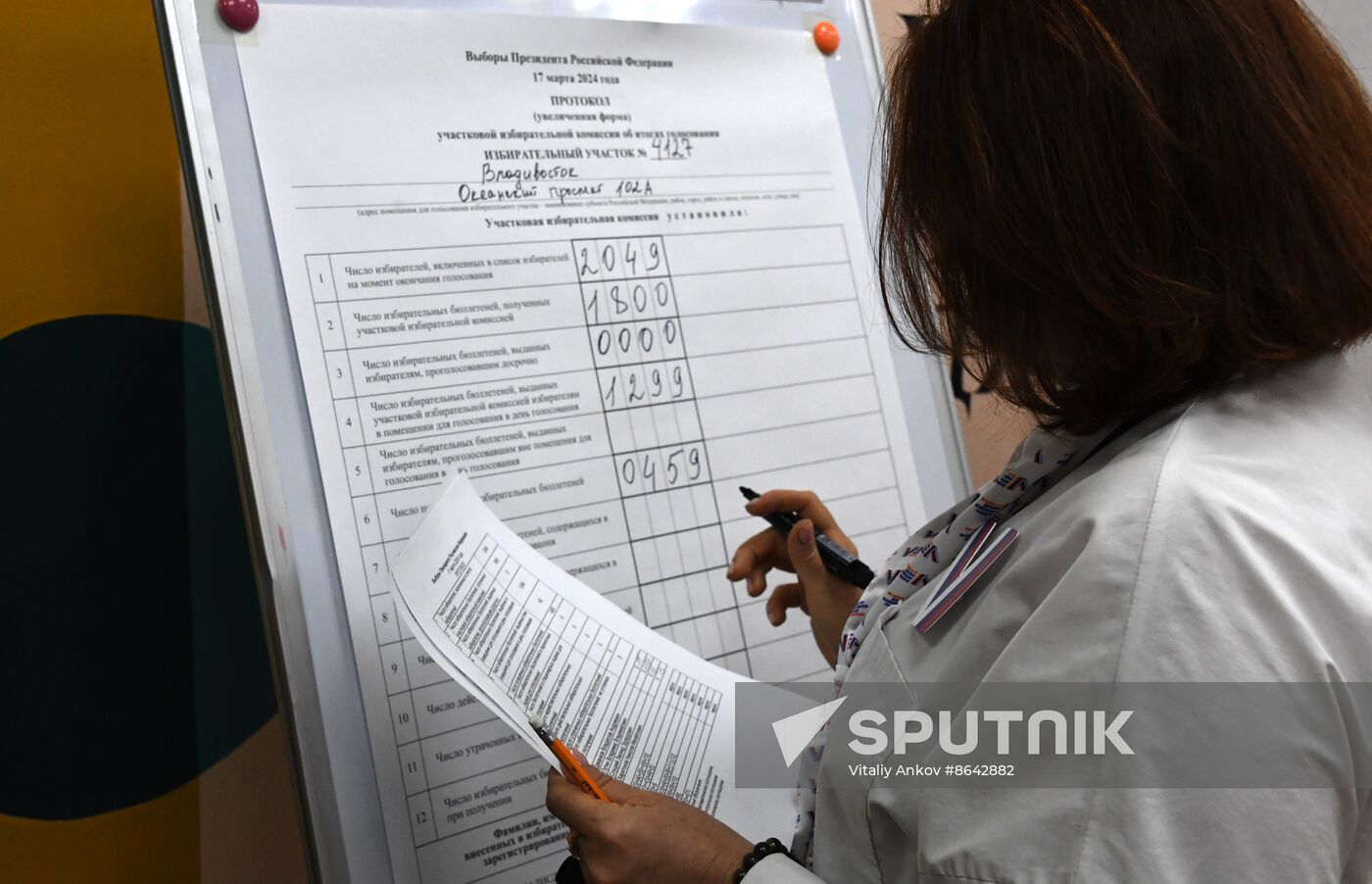 Russia Presidential Election Vote Counting