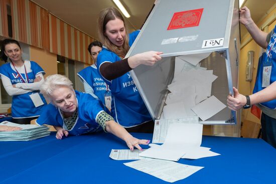 Russia Presidential Election Vote Counting