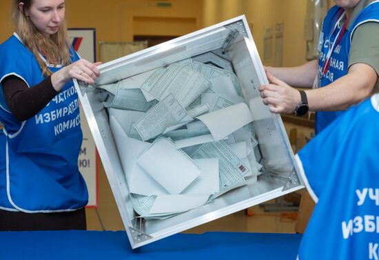 Russia Presidential Election Vote Counting