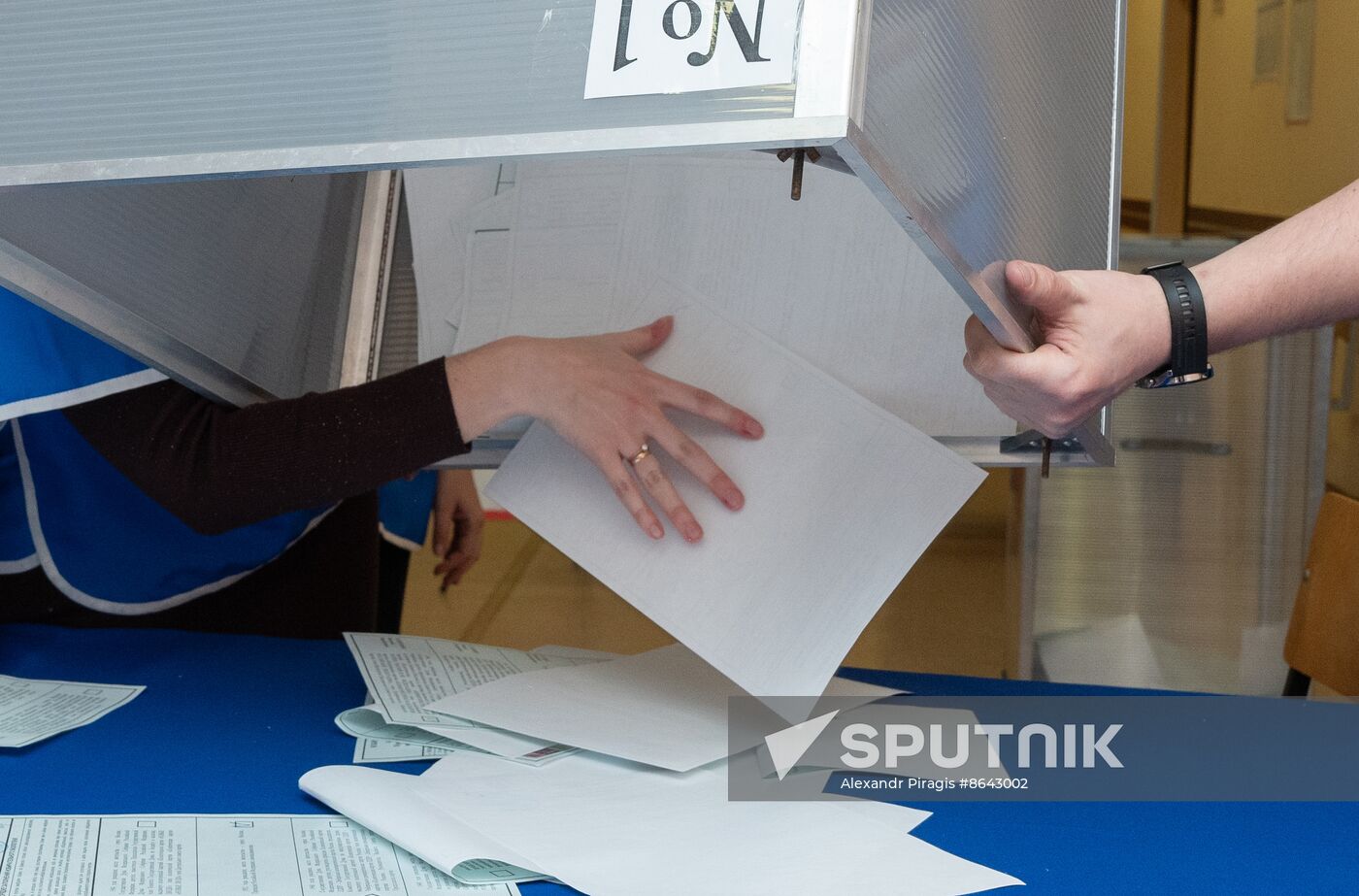 Russia Presidential Election Vote Counting