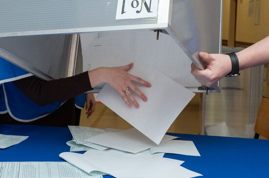 Russia Presidential Election Vote Counting