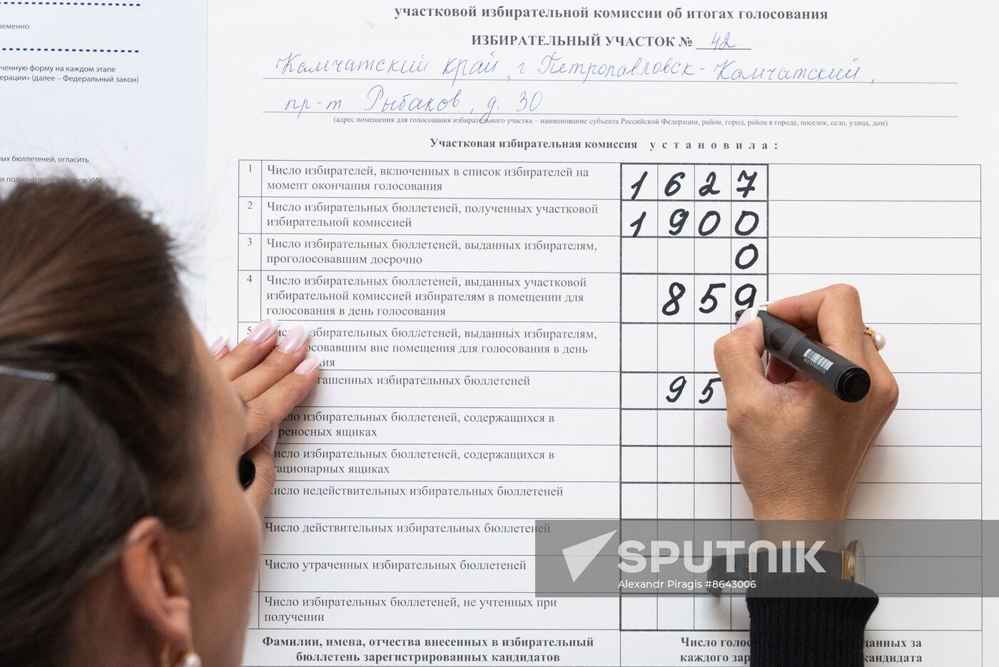 Russia Presidential Election Vote Counting