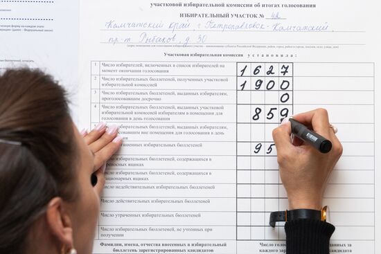 Russia Presidential Election Vote Counting