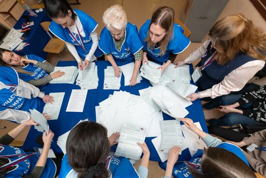 Russia Presidential Election Vote Counting