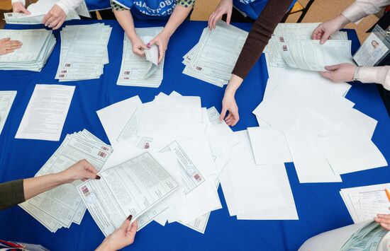 Russia Presidential Election Vote Counting