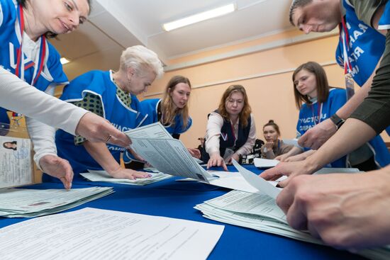 Russia Presidential Election Vote Counting