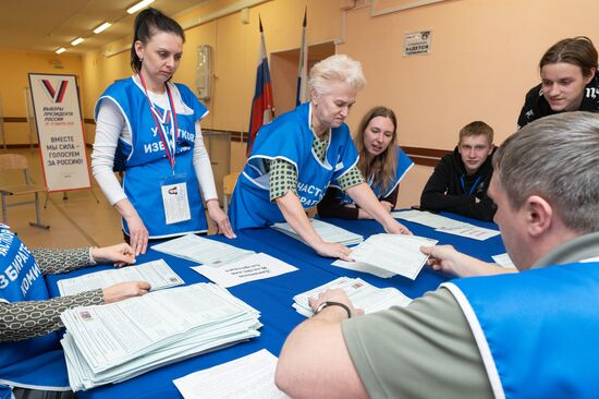 Russia Presidential Election Vote Counting