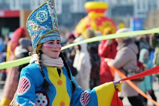 Russia Regions Maslenitsa Celebration