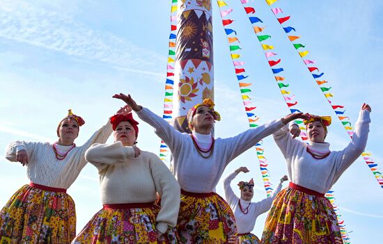 Russia Regions Maslenitsa Celebration