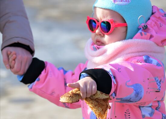 Russia Regions Maslenitsa Celebration