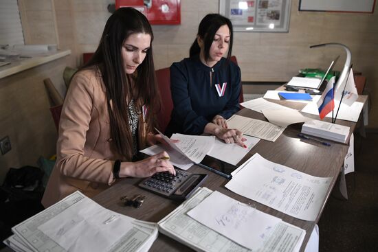 Russia Presidential Election Vote Counting