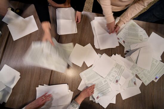 Russia Presidential Election Vote Counting