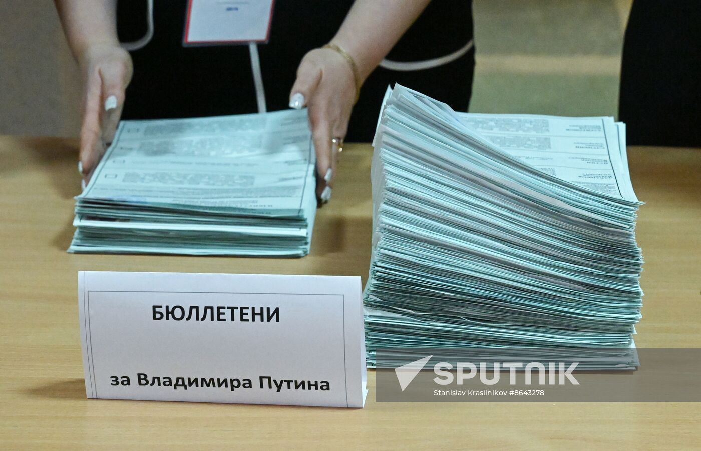 Russia Presidential Election Vote Counting