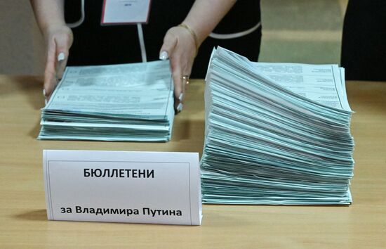 Russia Presidential Election Vote Counting