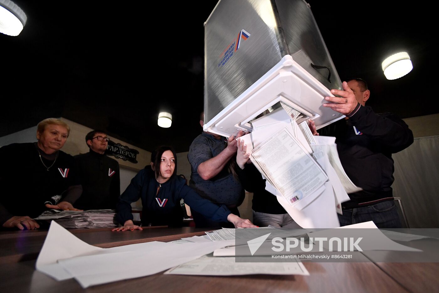 Russia Presidential Election Vote Counting