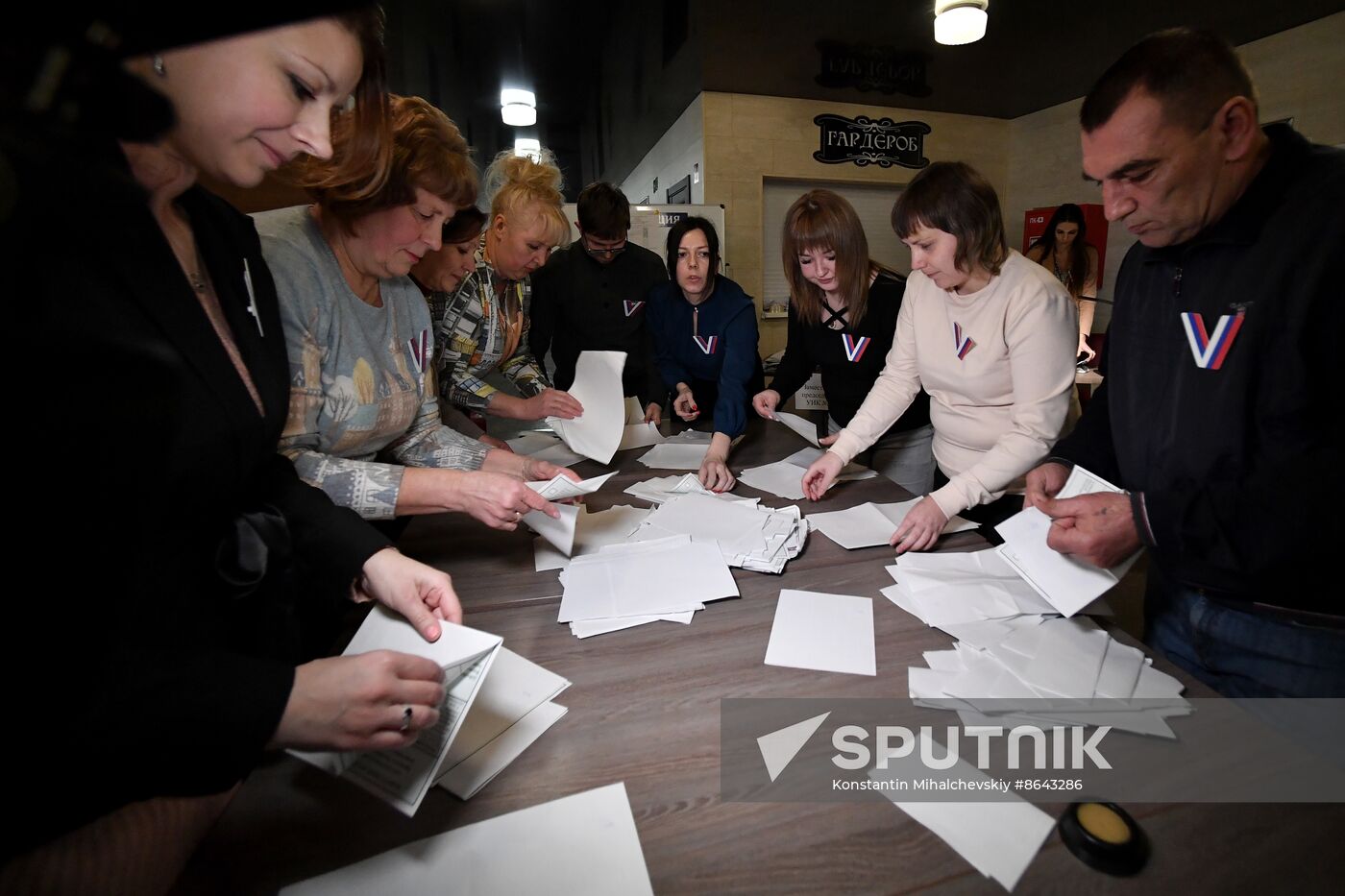 Russia Presidential Election Vote Counting