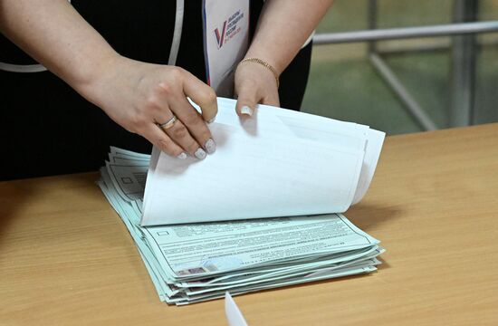 Russia Presidential Election Vote Counting