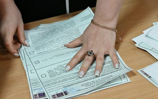 Russia Presidential Election Vote Counting