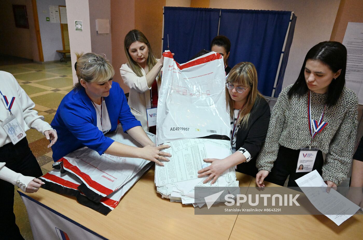 Russia Presidential Election Vote Counting