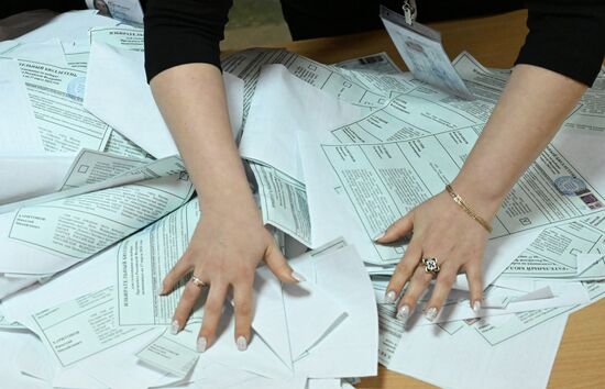 Russia Presidential Election Vote Counting