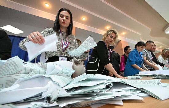 Russia Presidential Election Vote Counting